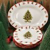 5tlg Lunch-Set Maestro Natale 4 Personen Speiseteller Servierplatte Weihnachten Bild 3
