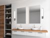 LED Bad Wandleuchten 2er Set mit Steckdose Chrom - Spiegelleuchten, B: 41,5cm Bild 5