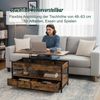 Relaxdays Couchtisch mit Stauraum Bild 2