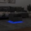 vidaXL Couchtisch mit LED-Leuchten Betongrau 50x49x40 cm 839829 Bild 5