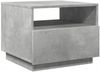 vidaXL Couchtisch mit LED-Leuchten Betongrau 50x49x40 cm 839829 Bild 3