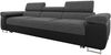 Schlafsofa Torezio III Bis mit Einstellbare Kopfstützen (Farbe: Soft 011 + Lux 06) Bild 2