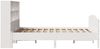 vidaXL Massivholzbett mit Regal ohne Matratze Weiß 160x200 cm Kiefer 3323099 Bild 5