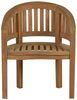 MiaMöbel Teak Armlehnstuhl Massivholz Teak Modern Bild 2