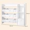 SONGMICS Kinderregal mit 2 offenen Fächern, Kinderregal, 9 mittlere und 1 seitliche Boxen, 30 x 113,1 x 104 cm, weiß Bild 5
