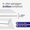 Kaltschaummatratze 160x190 - Höhe 18cm - Härtegrade H2/H3 - 7 Zonen Matratze - Ergonomisch - Lieferung als Rollmatratze - Matratze 160x190cm Bild 5