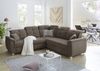 Job 'Udine KPL' Wohnlandschaft, Microfaser bedruckt dunkelbraun Bild 3
