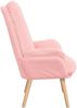 vidaXL Sessel Rosa 69 x 74 x 93 cm Sherpa-Stoff 42001846 Bild 4