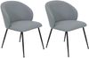 HELA 4-Fußstuhl GRAZ, Esszimmerstuhl (Set, 2 St), XL-Sitzbreite,4-Fuß,Rundrohrgestell,140 Kg belastbar, Webstoff Bild 2