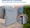 osoltus Alu Seitenmarkise Seitenwand Seitenrollo 180 x 300 cm Hellgrau Bild 2