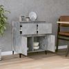 Sideboard, Kommode Betongrau 60x35x70 cm Holzwerkstoff j1247p Bild 3