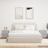 vidaXL Nachttische mit LED-Leuchten 2 Stk. Grau Sonoma Holzwerkstoff 836746 Bild 3