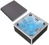 TroniTechnik Whirlpool Outdoor Spa TORCELLO weiß 210x210, Sanitäracryl, Aufstellbecken, (inkl. Thermoabdeckung), integrierte Heizung, Massage, Led Bild 4