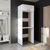 Roomart Waschmaschinenschrank SERIE DUO-II- Überbauschrank für Waschmaschine & Trockner – Platzsparender Waschturm-Schrank • Weiß Bild 5
