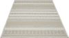 the carpet Calgary - robuster Teppich, Flachgewebe, modernes Design, ideal für Küche und Esszimmer, Vintage-Optik, Boho-Style, besonders flach, auch für den Außenbereich, Beige, 200x280 cm Bild 3