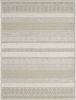 the carpet Calgary - robuster Teppich, Flachgewebe, modernes Design, ideal für Küche und Esszimmer, Vintage-Optik, Boho-Style, besonders flach, auch für den Außenbereich, Beige, 200x280 cm Bild 2