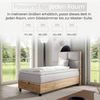 Best for Home Boxspringbett Trinity K-2 Plate Boxspringbett Single mit Bettkasten & 7 cm Topper (70x200 80x200 90x200 100x200 cm), Verschiedene Liefermöglichkeiten, TOP Preis-Leistungs-Verhältnis Bild 4