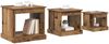 vidaXL Couchtisch 3 pcs Altholz Holzwerkstoff 881450 Bild 3