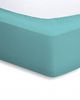 Adam Matheis Schlafgut Mako-Jersey Spannbetttuch 90/190-100/200cm Farbe 558 Türkis Bild 2