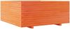 vidaXL Pflanzkübel Wachsbraun 110x110x49,5 cm Massivholz Kiefer 3282546 Bild 2