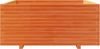 vidaXL Pflanzkübel Wachsbraun 110x110x49,5 cm Massivholz Kiefer 3282546 Bild 5