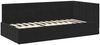 vidaXL Eckbettgestell mit Kopfteil Schwarz 100 cm x 200 cm Samt 42016403 Bild 4