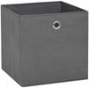 vidaXL Aufbewahrungsboxen 4 Stk. Vliesstoff 28x28x28 cm Grau 325191 Bild 2