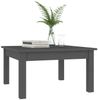 vidaXL Couchtisch Grau 55x55x30 cm Massivholz Kiefer 814231 Bild 3