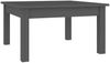 vidaXL Couchtisch Grau 55x55x30 cm Massivholz Kiefer 814231 Bild 2