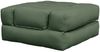 Karup Design Cube Futonsessel mit Hocker 90x190 cm Olive Green Bild 2