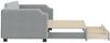 vidaXL Tagesbett Ausziehbar mit Schubladen Hellgrau 90x200 cm Stoff 3197670 Bild 4