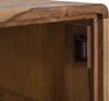 Hochschrank Sheesham 50x35x193 natur sandgestrahlt MALMÖ 2 #255 Bild 3