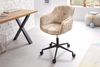 riess-ambiente Drehstuhl EUPHORIA champagner greige, Büro · Samt · Metall · höhenverstellbar · mit Armlehne · Home Office Bild 4