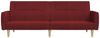 vidaXL Schlafsofa 2-Sitzer Weinrot Stoff 375790 Bild 5