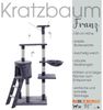 Kratzbaum Katzenbaum Katzenkratzbaum 138 cm XXL Kletterbaum Spielbaum Hellgrau Bild 3