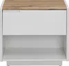 Vente-unique - AMANI Bedside table Holz, Platte BeigeWeiß - B 40 cm x H 50 cm x L 55 cm Bild 3