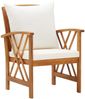 vidaXL 5-tlg. Garten-Lounge-Set mit Auflagen Massivholz Akazie 3057989 Bild 4