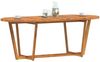 vidaXL Garten-Esstisch Oval 200x90x75 cm Massivholz Akazie 4108137 Bild 4