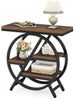 Tribesigns Beistelltisch 65cm Couchtische, Sofatisch mit 3 Ablagen, Couchtisch mit Metallrahmen Bild 5