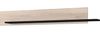 Wandboard >CANTORIA< in Castello-Eiche-Dekor / Schwarz - 180x25x20cm (BxHxT) Bild 4