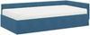 vidaXL Eckbettgestell mit Matratze Sonstiges 2 pcs Blau Samt 3393613 Bild 4