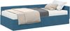 vidaXL Eckbettgestell mit Matratze Sonstiges 2 pcs Blau Samt 3393613 Bild 2