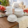 Mirabeau Geschirr-Set Geschirr 24er Set Marnis grau/braun, Steinzeug Bild 2