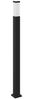 vidaXL Pollerleuchte mit Sensor 110 cm Schwarz IP44 4006081 Bild 5