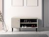 Selsey 'Caletto' Schuhschrank mit Lamellen, beige, ca. 55 x 102 x 34 cm Bild 2