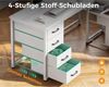 LuxusKollektion Eckschreibtisch mit Schubladen, L Form, Spanplatte Weiß, 140 x 70 cm Bild 5
