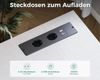 LuxusKollektion Eckschreibtisch mit Schubladen, L Form, Spanplatte Weiß, 140 x 70 cm Bild 4