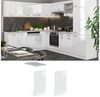 Frontblende R-Line Weiß Hochglanz 45 cm ohne Arbeitsplatte Vicco Bild 2