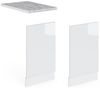 Frontblende R-Line Weiß Hochglanz 45 cm ohne Arbeitsplatte Vicco Bild 3