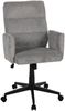 Bürostuhl >Charly< Taschenfederkern, in grau, Kordstoff - 64x96x64cm (BxHxT) Bild 3
